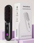 SwissGlow Brush Pro — Cheveux lisses en 5 minutes, sans fil